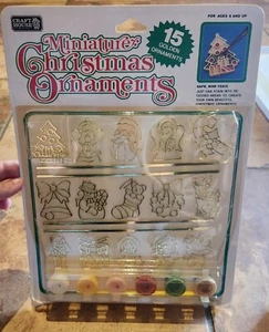 NOS Vintage Bastelhaus 15 Miniatur Ornamente Sonnenfänger 42500 - Bild 1 von 5