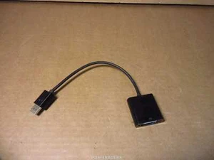 HP 752660-001 DisplayPort to DVI-D Dual Link SL Adapter 753744-001 Black Schwarz - Afbeelding 1 van 3