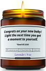 Funny Candle for New Parents - New Mom Gifts for Women | Baby Shower Gifts 