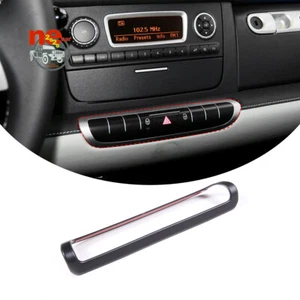 Para 09-15 Benz Smart Central Control Puerta Interruptor de Cerradura Marco Decorativo Cubierta ABS - Imagen 1 de 10