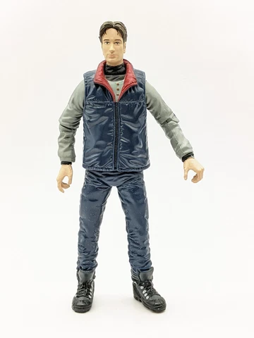Vintage 1998 Fox Mulder X-Files the Movie Fight the Future Arctic Coat Figure Cover