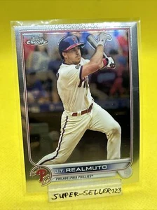 2021 TOPPS CHROME - J. T. REALMUTO - Philadelphia Phillies #13 CHROME CARD MLB - Bild 1 von 3