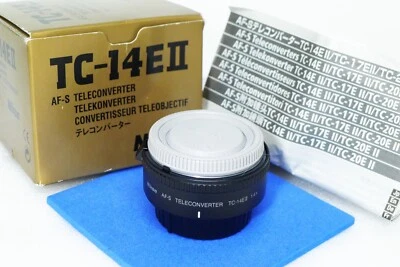Teleconvertidor Nikon TC-14 E II AF-S 1.4X para teleobjetivo lente AF-S en caja como nuevo Foto 1 de 4