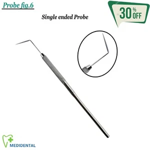 Diagnóstico Dental Laboratorio Utensilio Periodontal Bolsillo Fondo Endo Sonda - Imagen 1 de 4