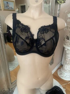 Sujetador de copa completa Elixir para mujer negro en 36DD o 36DDD ¡Nuevo con etiquetas! Precioso!! - Imagen 1 de 6