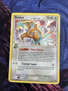 POKEMON PROMO CARD - POP SERIES 4 - DEOXYS 2/17 - V RARE - (COSMIC HOLO) See Pic - Picture 1 of 4