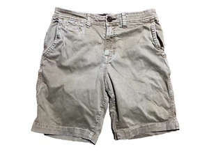 Pantalones Cortos Vintage American Eagle Clásicos Caqui Para Hombre 30 (31 Medidos) Manchados - Imagen 1 de 8