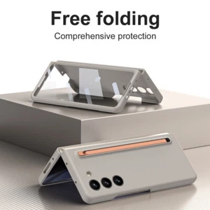 Case For Samsung Galaxy Z Fold7 Fold5 4 ShockProof Tempered Glass 360 Cover+Pen - Picture 1 of 22
