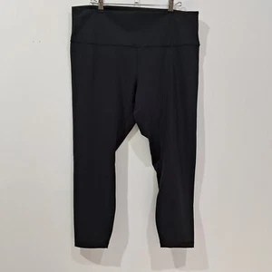 Lululemon Leggings Women's Color Black 25 inches Size 18 High-Rise - Picture 1 of 10