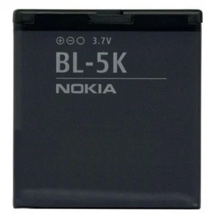Nokia Batteria originale C7 N85 N86 701 X7 BL-5K pila di ricambio ioni litio new - Imagen 1 de 2