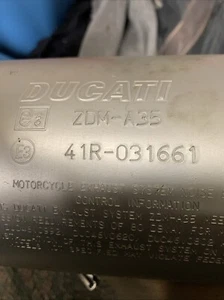 DUCATI MULTISTRADA EXHAUST MUFFLERS ZDM-A35 - Picture 1 of 4