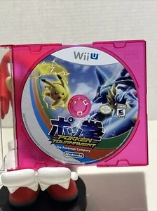 Pokken Tournament (Nintendo Wii U, 2016) Pokemon Game DISC ONLY Pikachu Lucario - Picture 1 of 4