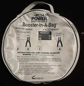 Road Power Booster Cable Set Booster-In-A-Bag - Foto 1 di 5