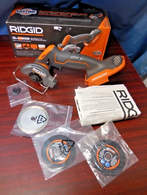 RIDGID 18-Volt SubCompact Lithium-Ion Cordless 3" Multi-Material Saw (Tool-Only) - Image 1 of 4