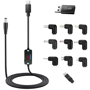 Farsense USB C auf DC Adapter, Barrel PD Trigger Kabel (3,3 Fuß) mit 10... - Bild 1 von 7