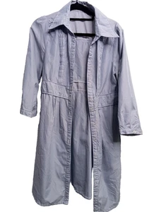 Camisa Mooloola Abotonada Sin Bolsillos Vestido Azul Blanco Rayas Talla 12 - Imagen 1 de 6