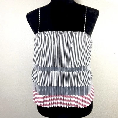 NWT Club Monaco Sunburst Striped Tank Chemise Size XS Retail $140 - Image 1 of 4
