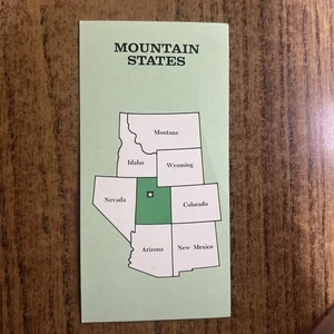 Vintage - 1962 - McGraw-Hill - State Cards  -Utah - Picture 1 of 2