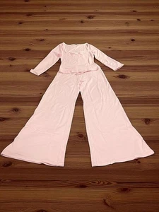 OMKAGI Jumpsuit rosa weites Bein - Gr. L - sehr guter Zustand 🌸 weicher Stretch - schneller Versand 🚚 - Bild 1 von 7