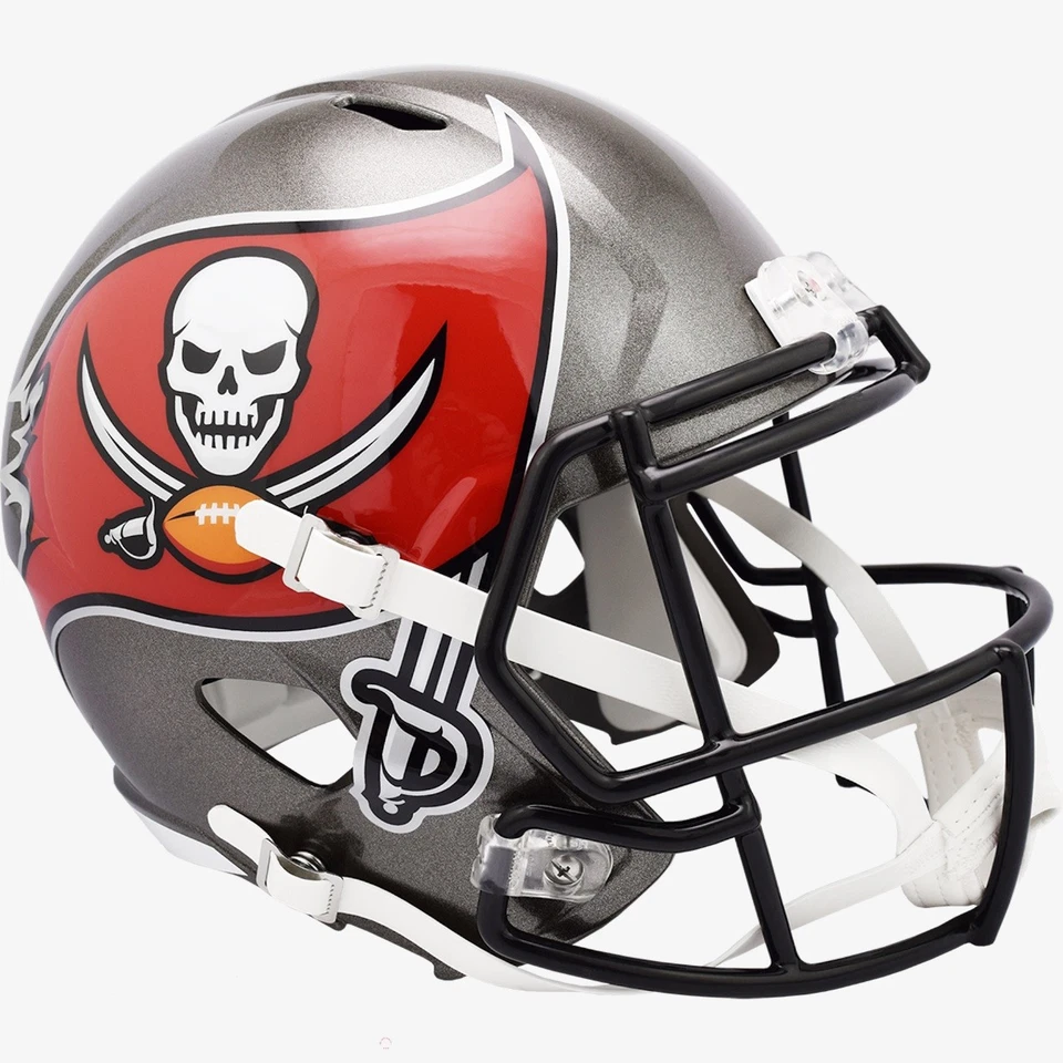 Nuevo casco de fútbol americano réplica tamaño completo Tampa Bay Buccaneers 2020 velocidad Riddell Foto 1 de 1