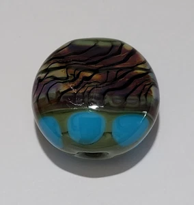 GLASS BEAD LARGE FOCAL ART BEAD FOR JEWELRY CRAFTING BEADING PROJECTS LAMPWORK - Picture 1 of 4