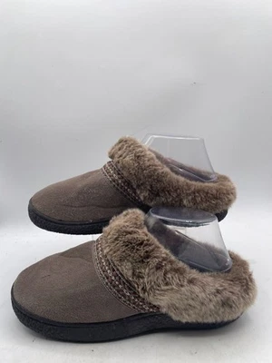 Zapatillas Isotoner Smart Zone Slide para mujer talla 7,5-8 marrón gamuza difusa Foto 1 de 4