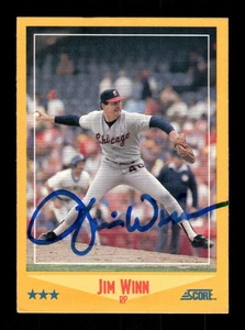 1988 Score 462 Jim Winn autografo firmato dec'd, sig pulito MZ BXCP59 - Foto 1 di 2