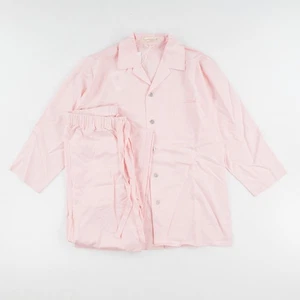 OLIVIA VON HALLE Lino Seda Algodón Pijama Conjunto Camisa Pantalón Peonía Pequeño PVP450 - Imagen 1 de 7