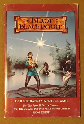 Blade of Blackpoole de Sirius Software para Apple II+,IIe,IIc,IIgs 1982 Foto 1 de 3
