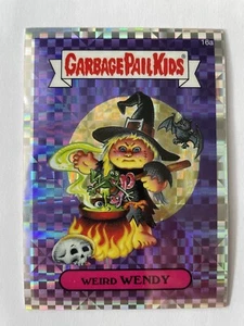 Carte Garbage Pail Kids Les Crados GPK 2014 Chrome Refractor WEIRD WENDY 16a - Imagen 1 de 2