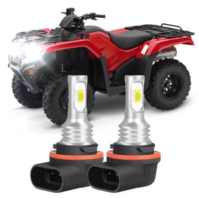 For 2014-2023 Honda Rancher TRX420FE1 12v LED Headlight 6000K super Bright - Image 1 of 4