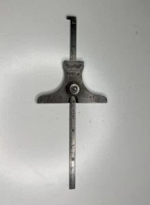 Vintage LUFKIN RULE CO NO. 511 DEPTH GAGE / SCALE HOOK 6” NO. 2310 USA Machinist - Picture 1 of 6