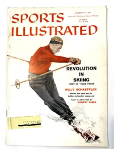 Sports Illustrated Featuring Revolution in Skiing Willy Schaeffler Nov 25 1957 - Picture 1 of 3