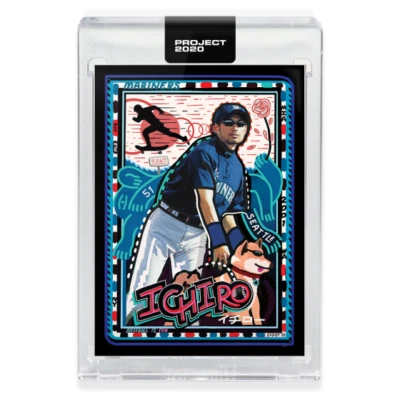 2020 TOPPS PROJECT 2020 #215 ICHIRO SUZUKI - BY EFDOT - Image 1 of 2