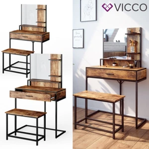 Vicco tocador Fyrk mesa de peluquería cómoda de peinado cómoda de maquillaje - Imagen 1 de 7