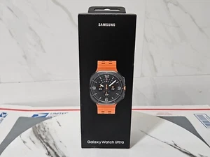 NOWY ZAPIECZĘTOWANY Samsung Galaxy Watch Ultra 47mm LTE SM-L705U SZARY /w POMARAŃCZOWY PASEK - Zdjęcie 1 z 11