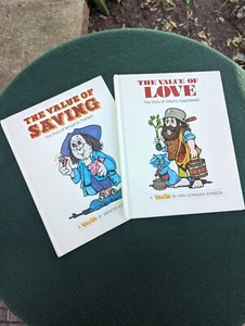 VALUE TALE - SPENCER JOHNSON - LOT OF 2 HARDCOVER BOOKS - 1978-1979  - Picture 1 of 12