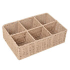 Ipetboom Wicker Basket With 6 Compartments - Home Decor