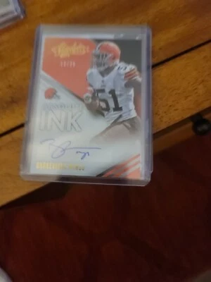 2014 Panini Absolute Barkevious Mingo Absolute Ink SSP 12/25 Auto No. AB-BM cnb - Image 1 of 4