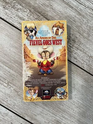 An American Tail - Fievel Goes West (VHS, 1992) Foto 1 de 4
