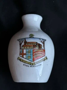 Crested Ware China Goss Roman Urn Stoke Newington Respice Prospice British Made - Picture 1 of 8