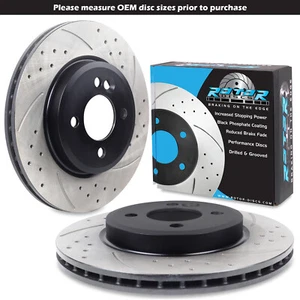 PAR DE DISCOS DE FRENO DELANTEROS RANURADOS 276mm PARA MINI ONE COOPER S R50 R52 R53 - Imagen 1 de 6