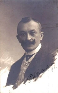 Foto de postal firmada por autor y poeta checo VACLAV KROFTA - Imagen 1 de 1