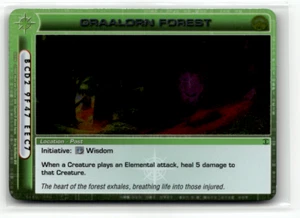 Chaotic TCG - Graalorn Forest - Foil Rare Location -  Alliances Unraveled - Picture 1 of 2