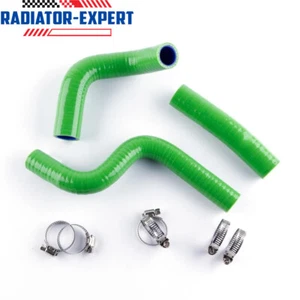 For Kawasaki KX80 KX85 KX100 1998-2013 Silicone Radiator Coolant Hose w/ Clamps - Bild 1 von 7