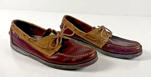 Sebago Docksides & Filson Colab Leder Canvas Bootsschuhe Herren 10,5 Braun - Bild 1 von 18