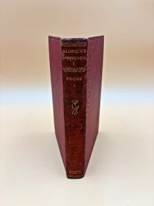 Thomas Bailey Aldrich Schriften Gedichte I Antik 1911 Houghton Mifflin Co Buch - Bild 1 von 5