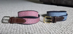 LOTTO 2 Cinture Vigneto Stampa Polpo Balena BAMBINI Taglia 26/28 - Foto 1 di 5