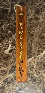 Vintage Indiana Hoosiers State King Size Bottle Opener Wood 13.5 Inches Long USA - Picture 1 of 2