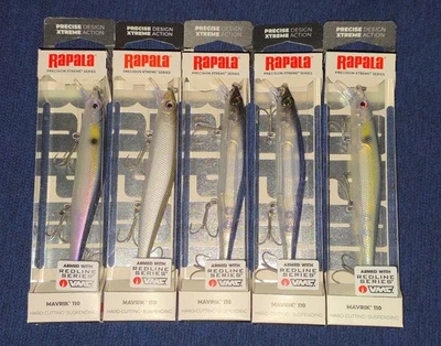 ❗️LOTE DE 5❗RAPALA PXR DEEP MAVRIK 110 PRECISION XTREME JERKBAIT SEÑUELOS PXRDM110  Foto 1 de 4